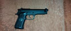 Страйкбольный пистолет WE Beretta M92 GBB Black (WE-M001)