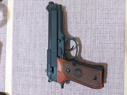 Страйкбольный пистолет WE Beretta M92 GBB Black (WE-M001)