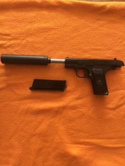 Страйкбольный пистолет WE TT (Black, WE-E012BK)