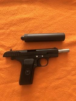 Страйкбольный пистолет WE TT (Black, WE-E012BK)