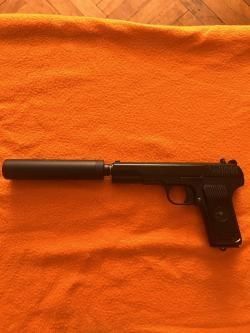 Страйкбольный пистолет WE TT (Black, WE-E012BK)