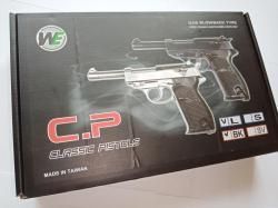 Страйкбольный пистолет WE Walther P38 GGBB