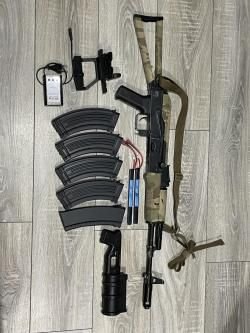 Страйкбольный привод ак 74 cyma