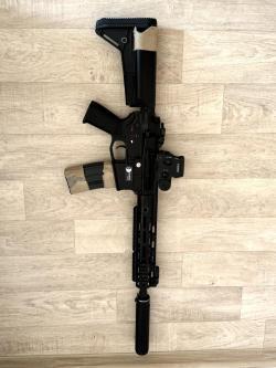 Страйкбольный привод Cyma M4 M-LOK 10 custom Platinum