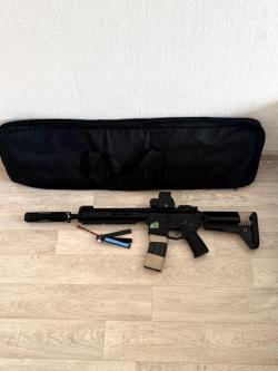 Страйкбольный привод Cyma M4 M-LOK 10 custom Platinum