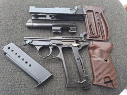 Макет пистолета Вальтер Walther HP, аналог P-38 в отличном состоянии.