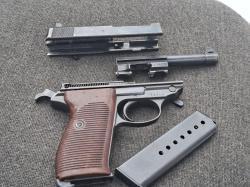 Макет пистолета Вальтер Walther HP, аналог P-38 в отличном состоянии.