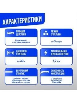 Страйкбольный спринговый дробовик Cima CM350LM Remington M870, металлический, длинный