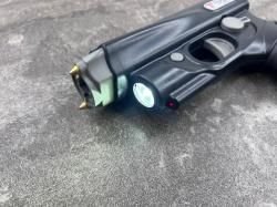 Стреляющий электрошокер Гром КД 111 (+1 картридж светошумовой, фонарь, лазер)