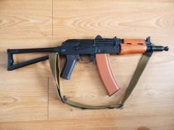 Стрейкбольная АКС-74У( Ксюха). CYMA CM.045A. Рабочая с комплектом.  