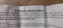 Sturman 6-36х50 M