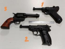 Сувенирные Luger p08, Walther p38, Colt 