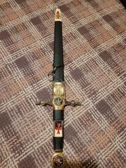 Сувенирный декоративный кинжал Gladius (тамплиерский стиль), не ХО