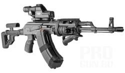 Тактическая рукоятка и упор на цевьё