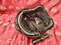 Шлем тактический (реплика) с фонарём и тактическими очками