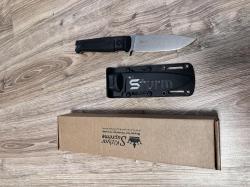 Тактический нож Sturm AUS-8 StoneWash Black G10