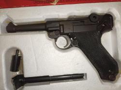 Tanaka Luger P 08 4 in HW Gas blow back Airsoft Gun