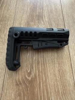 Телескопический приклад DLG Tactical TBS Sharp Mil-Spec (Черный)