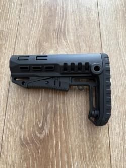 Телескопический приклад DLG Tactical TBS Sharp Mil-Spec (Черный)