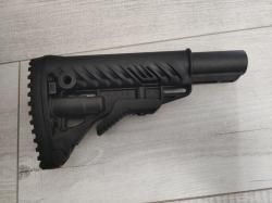 телескопический приклад FAB DEFENSE GLR-16S (с трубкой(