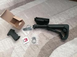 Телескопический приклад и прорезиненная рукоять для Вепрь 1В.