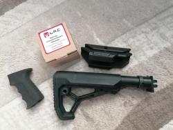 Телескопический приклад и прорезиненная рукоять для Вепрь 1В.