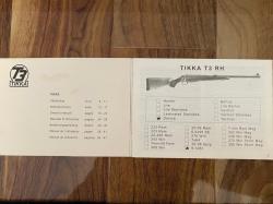 Tikka T3 Deluxe кал. 9,3х62