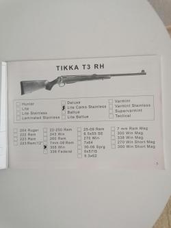 Tikka T3 Lite Camo Steinles 