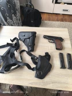 Травмат Пистолет Макарова МР-80-13Т, калибр 45 Rubber