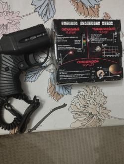 Травматический пистолет ОСА ПБ-4-2, с лазерным целеуказателем