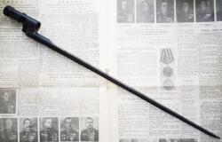 Трёхгранный штык Мосина (макет)