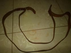 Трехточечный ружейный кожаный ремень(молния)