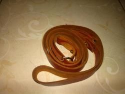 Трехточечный ружейный кожаный ремень(молния)