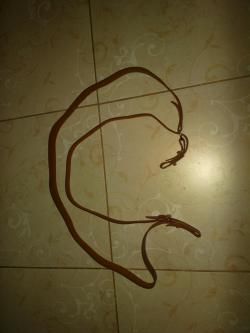 Трехточечный ружейный кожаный ремень(молния)