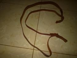 Трехточечный ружейный кожаный ремень(молния)