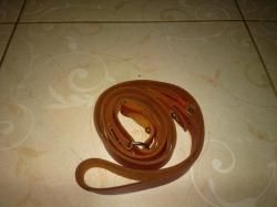 Трехточечный ружейный кожаный ремень(молния)