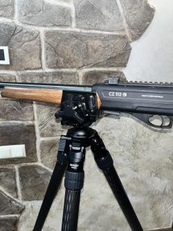 Трипод тренога штатив д/стрельбы (Carbon tripod) с зажимом инверсионный