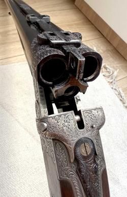 Тройник (дриллинг) немецкий довоенный 2х16, 8х57 JRS