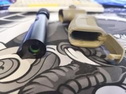 труба приклада с буфером и пистроенная рукоятка на Remington 870 
