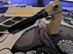 труба приклада с буфером и пистроенная рукоятка на Remington 870 