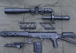 Установка прицелов, планок, кронштейнов, ЧИСТКА, обработка оружия