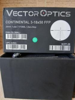 Vector Optics Continental x6 3-18x50 FFP VCT-34 SCFF-28