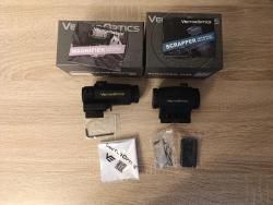 Vector Optics Scrapper 1x29 2MOA (красная точка) + увеличитель Maverick-III 3х22