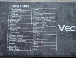 Vector Optics Taurus 3-18*50 FFP