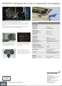 Vectronix MISKITO, дальномер, прибор ночного видения, угломер и т.д.