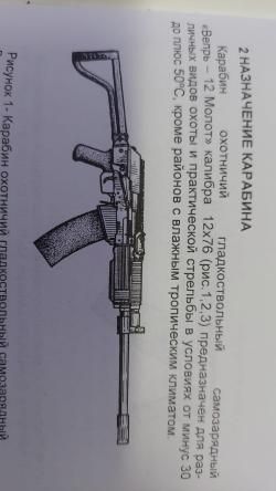 Вепрь-12 ВПО-205-02 12×76, L = 977 мм