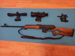 Вепрь .308 Win 7,62х51 с оптикой, коллиматором и ночником