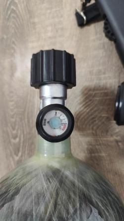 Винтовка PCP Hatsan Galatian IV, заправленный баллон 6,8л, редуктор.