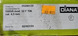 Винтовка пневматическая  Diana 52 F        
