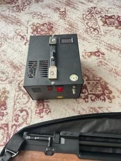 Винтовка пневматическая Storm Bullpup 6,35 мм, компрессор, баллон, пульки, новое.